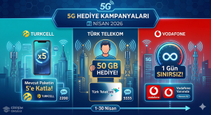Operatörlerin 5G Hediye İnternet Kampanyaları